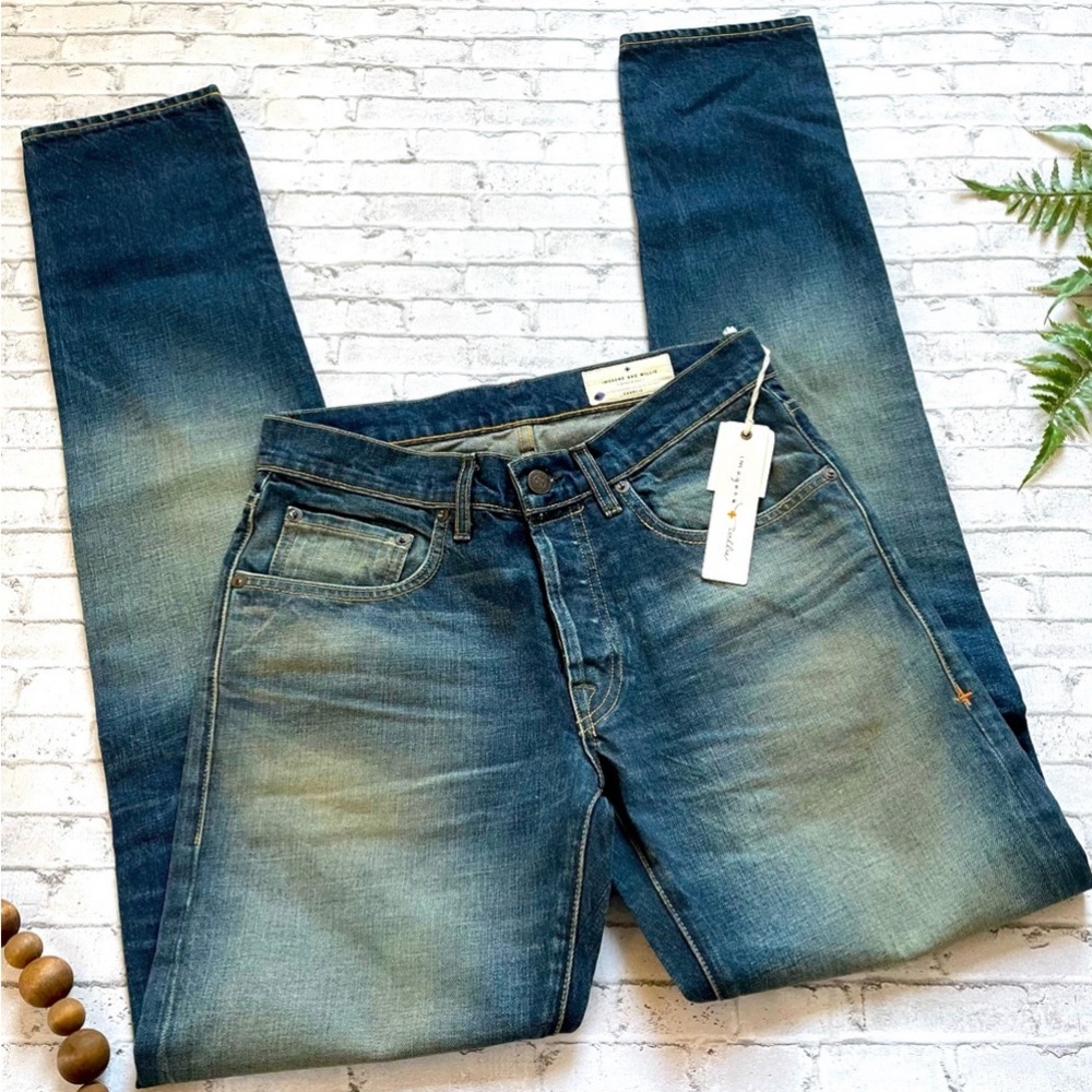 Imogene and Willie NEW with Tags Mens Charlie Wauseon Medium Wash Denim Jeans 27